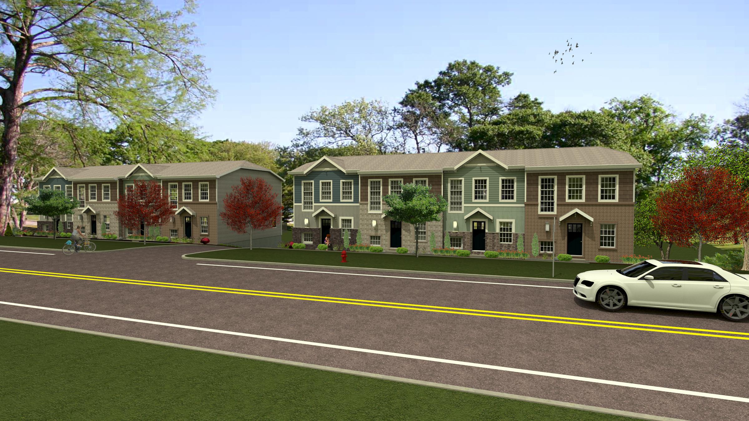 01 Arlington TownhomesFront View fullrev c